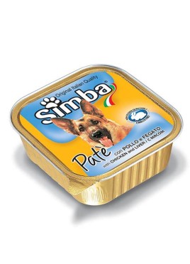 Simba Pate With Chicken And Liver Wet Dog Food 150 Gm (Pack Of 2)